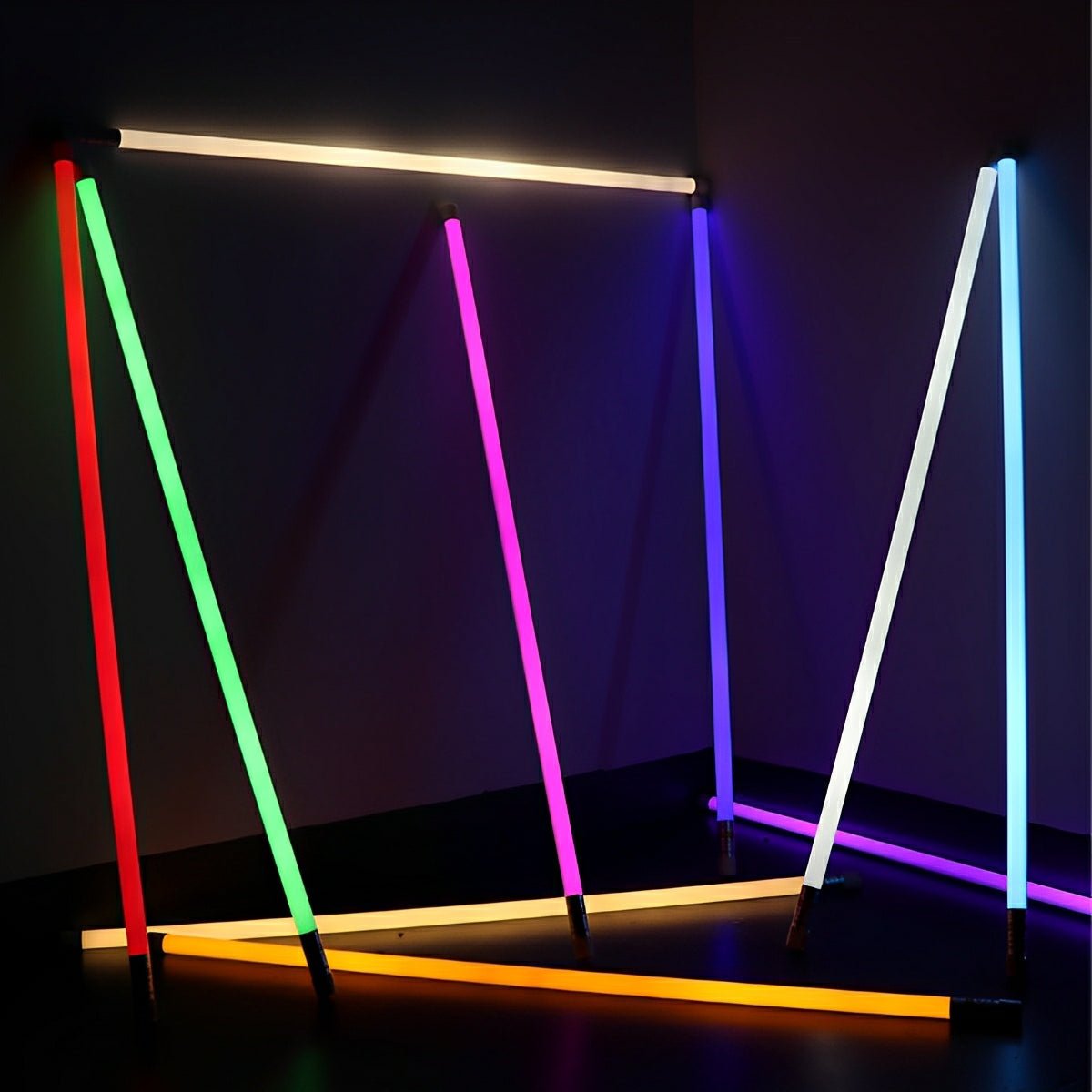 360° LED Tube Handheld Wireless Light Stick Atmosphere Light Rechargeable