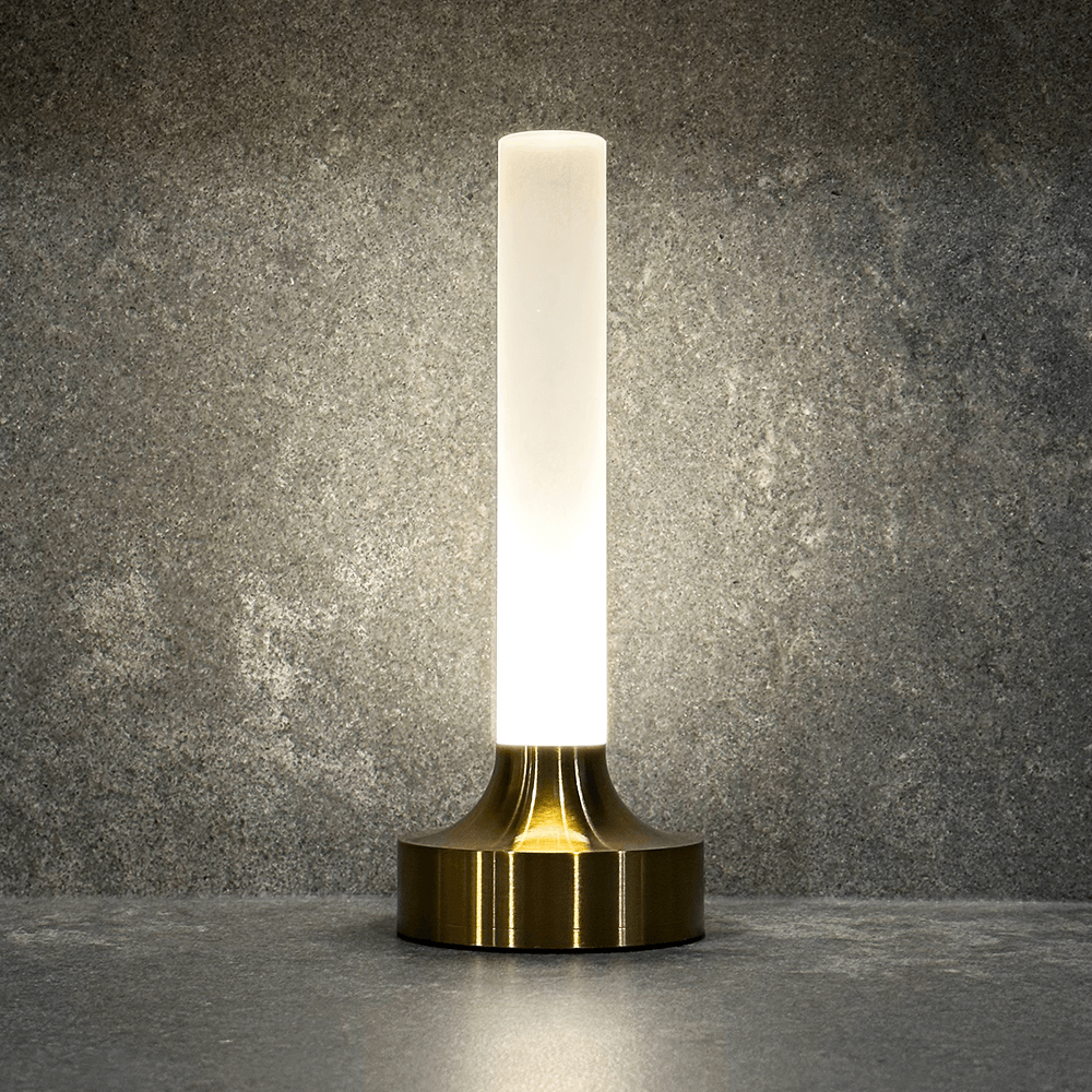Gold Candle Lamp