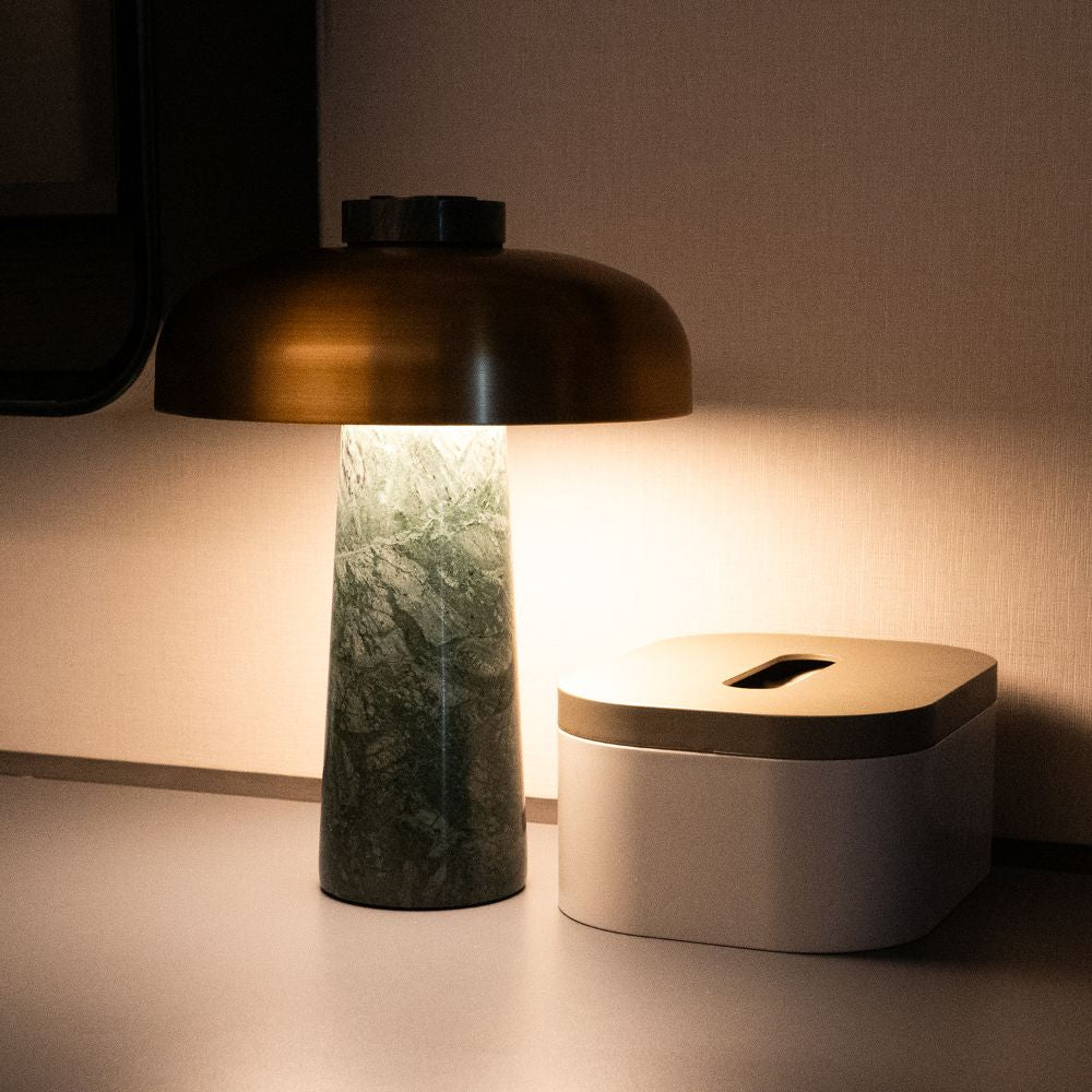 Marble base lamp	