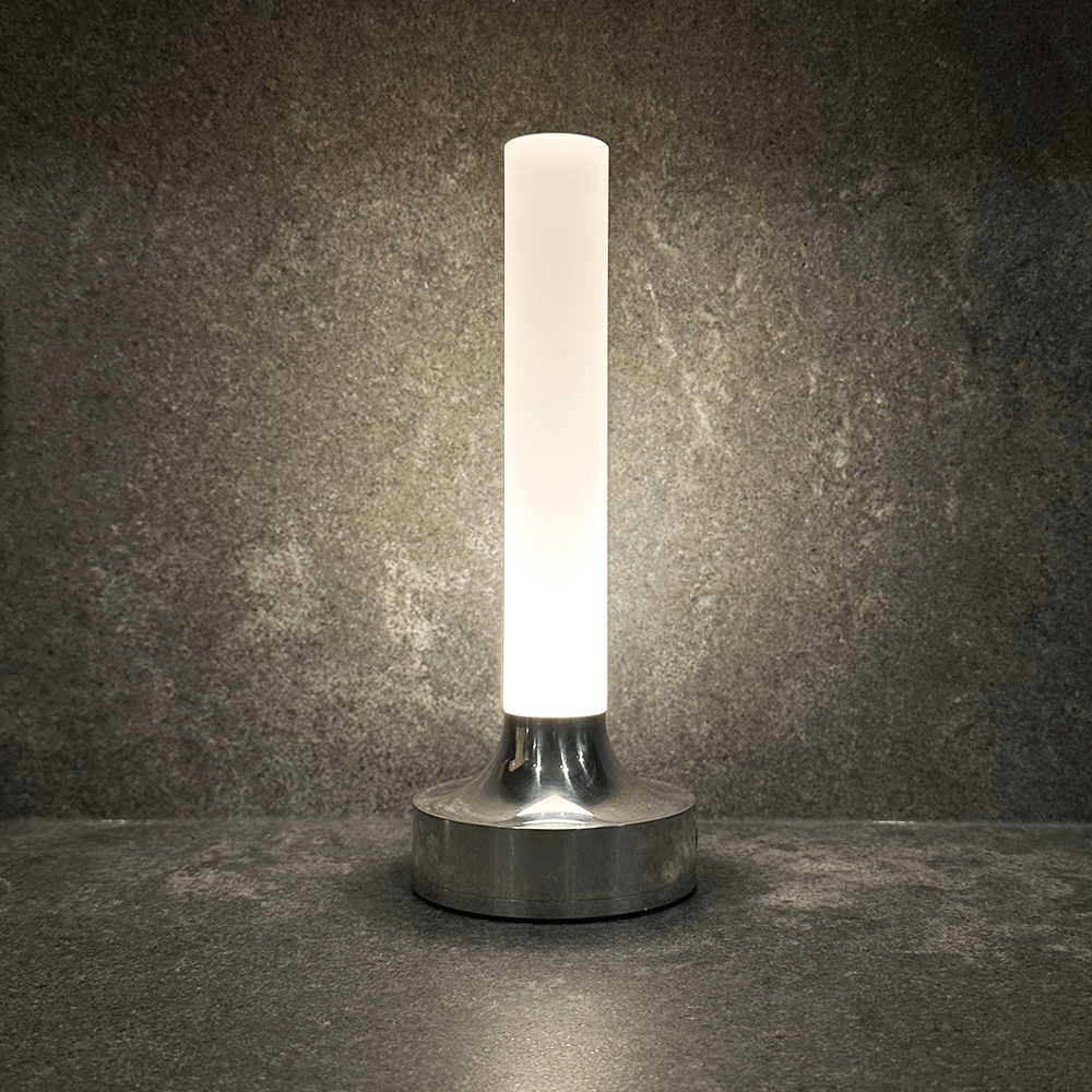 Silver Table Lamp