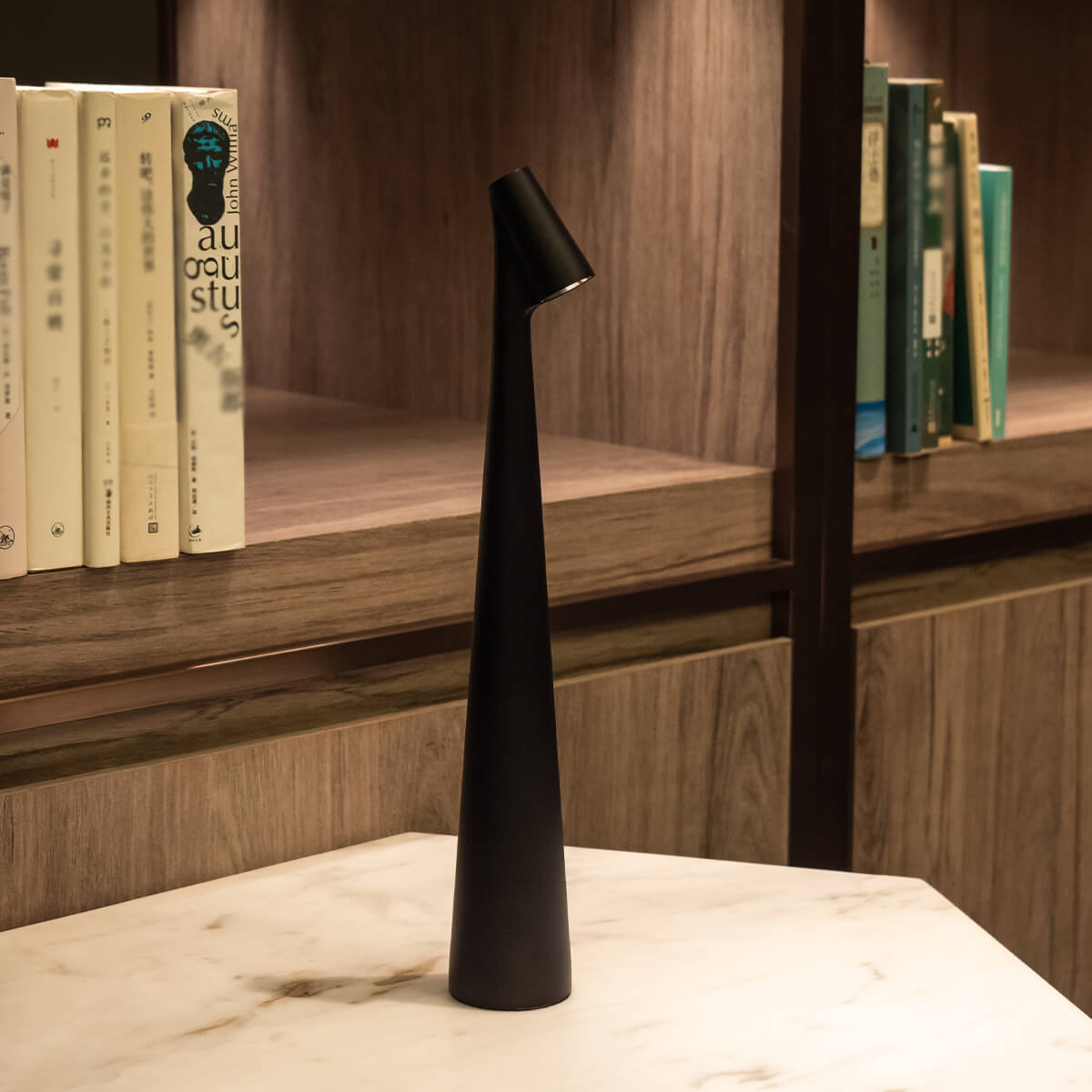 black sleek table lamps