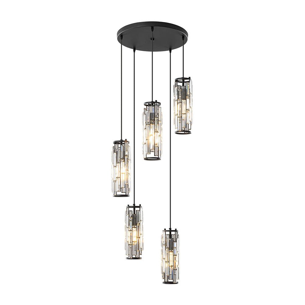 Creative Iron Crystal Glass Chandelier Pendant Lights Ceiling Lamp