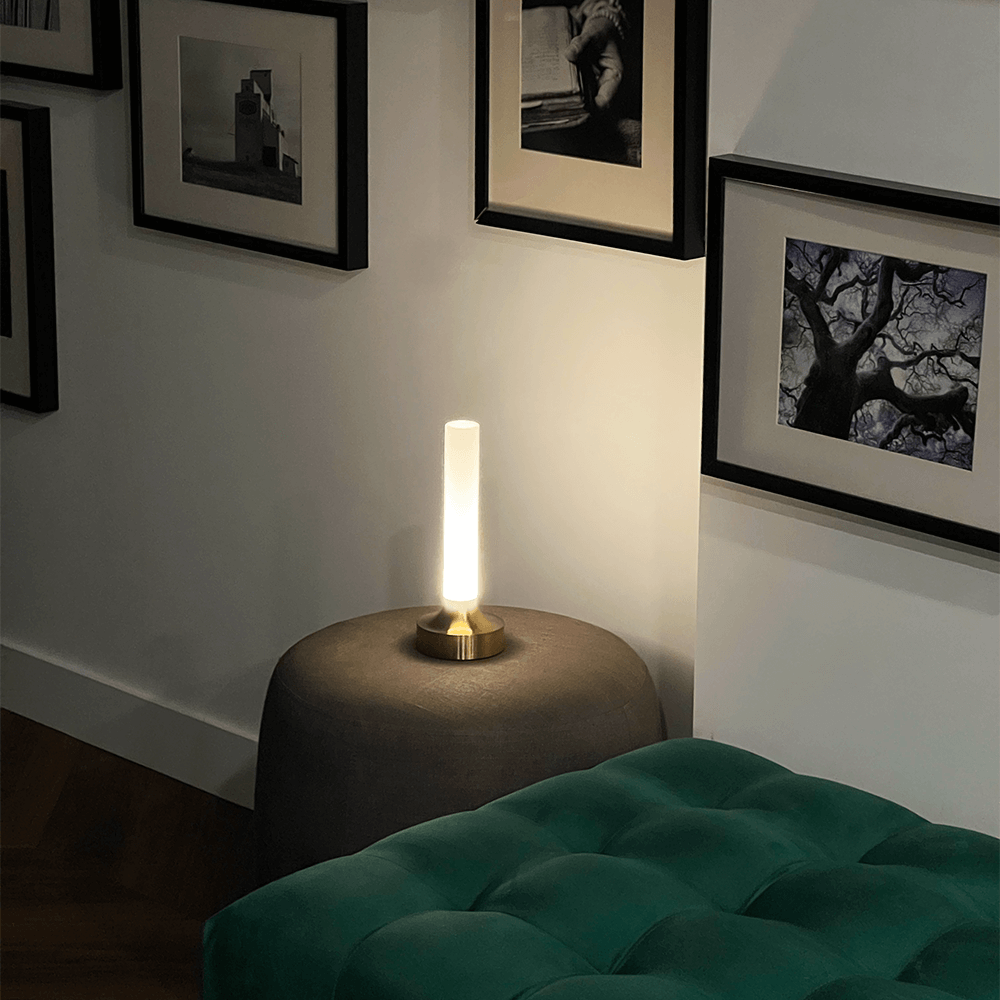 gold night stand lamp