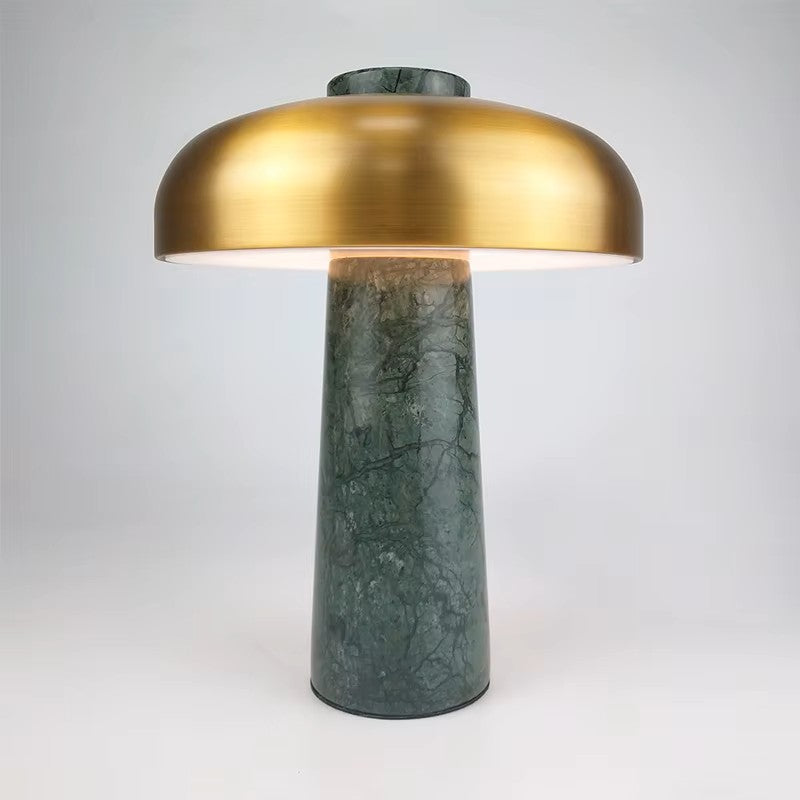 green stone table lamps