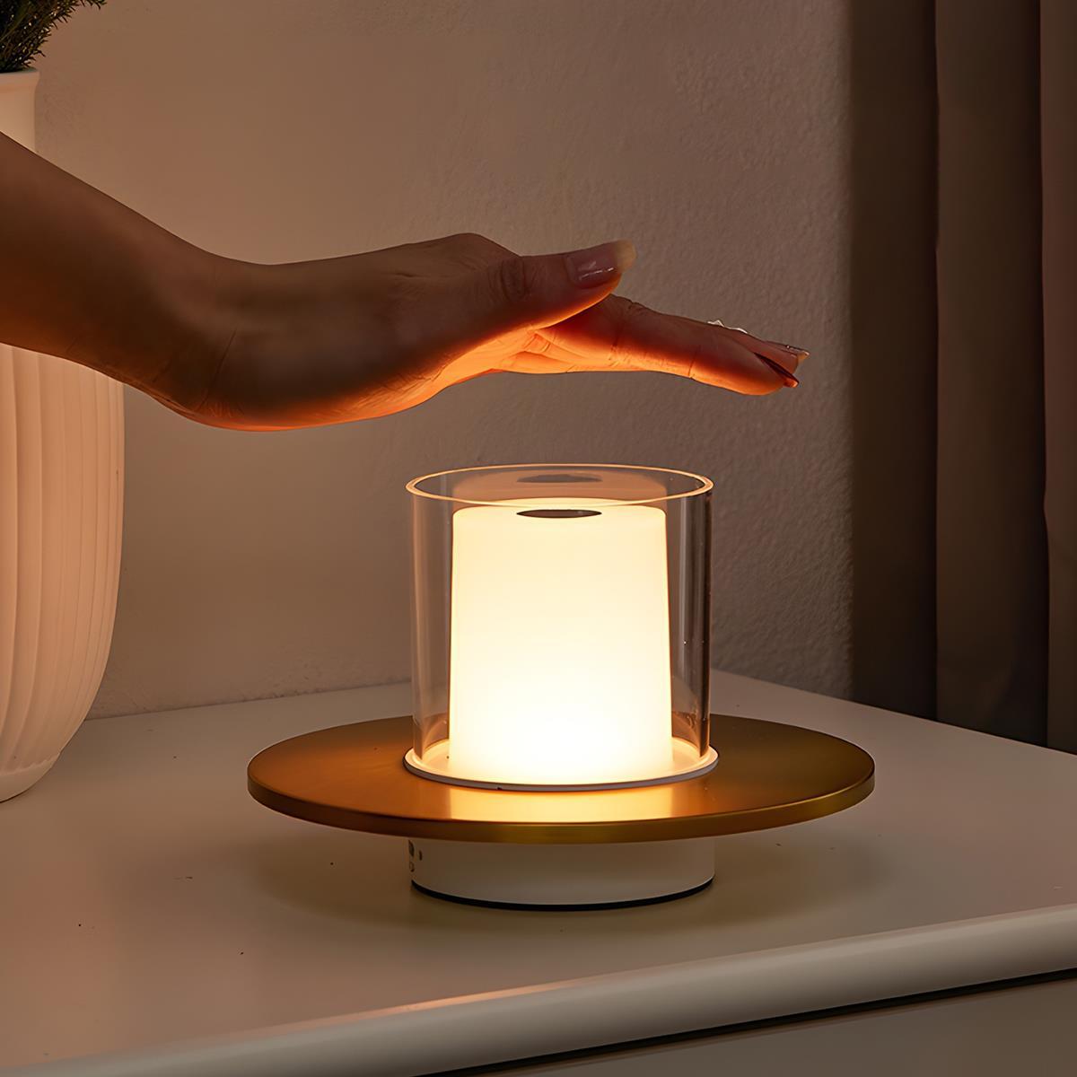 LED Dimmable Touch Sensitive Table Lamp Rechargeable