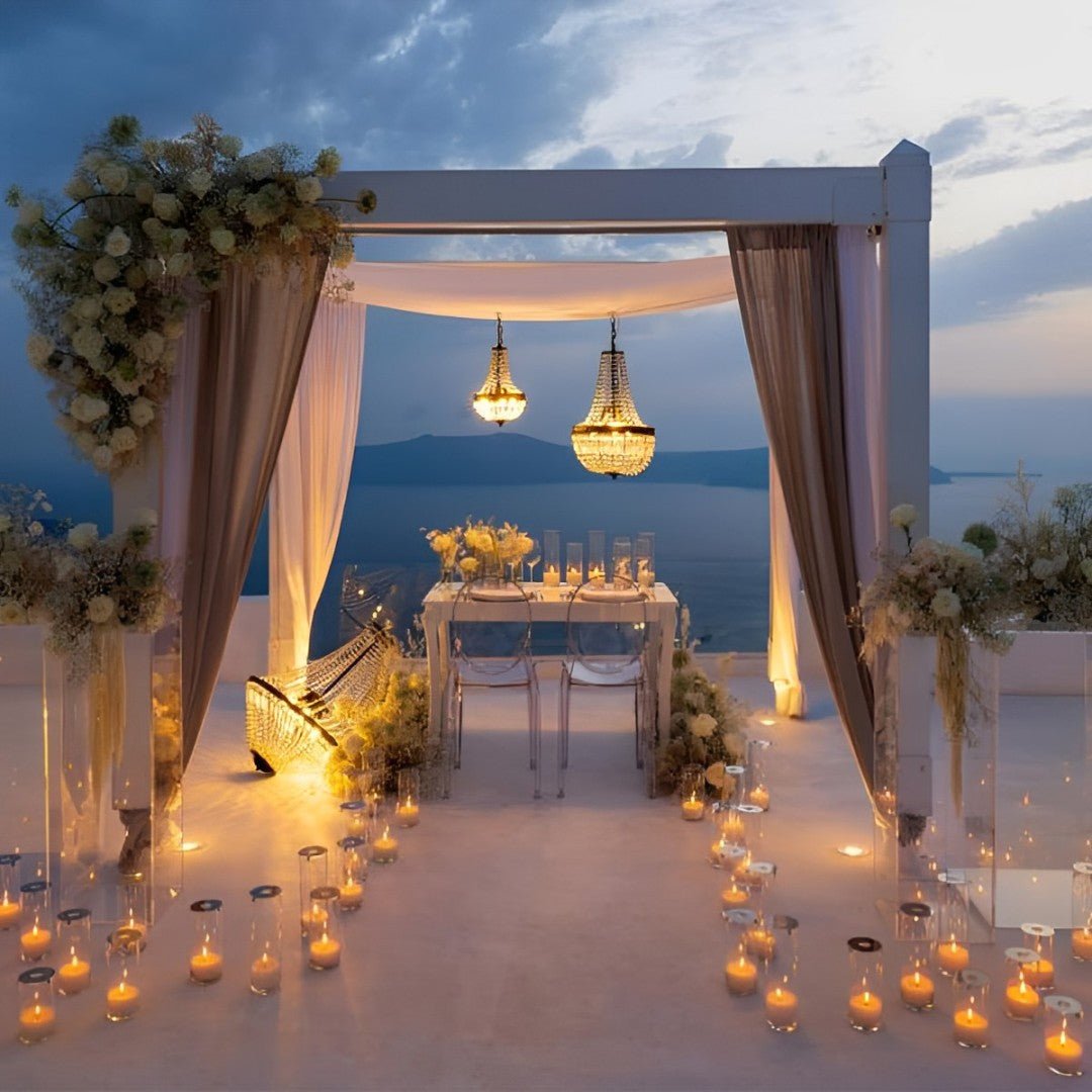 12V Low Voltage Luxury Waterproof Outdoor Crystal Chandeliers