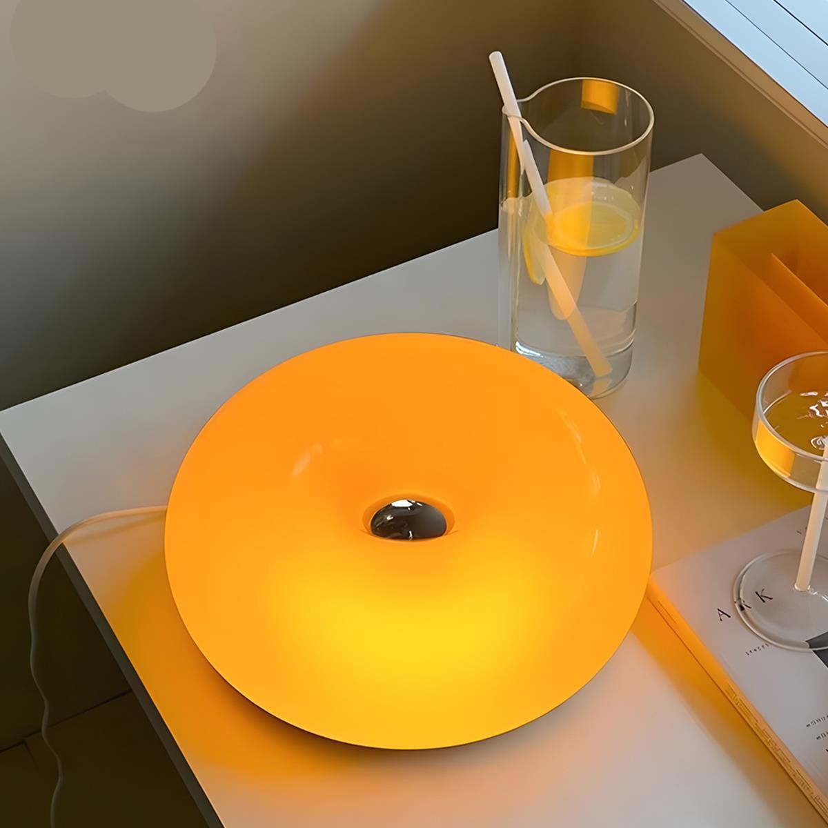 Modern Bauhaus Creative Donut LED Indoor Table Lamp