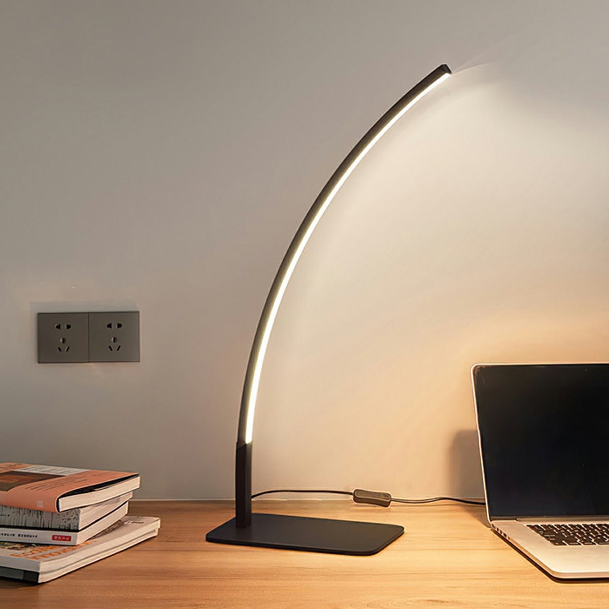 Modern Minimalist Arc LED Dimming Table Lamp