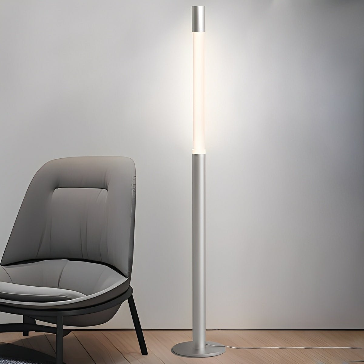 Modern Minimalist Cylinder Adjustable Lift LED Floor Lamp