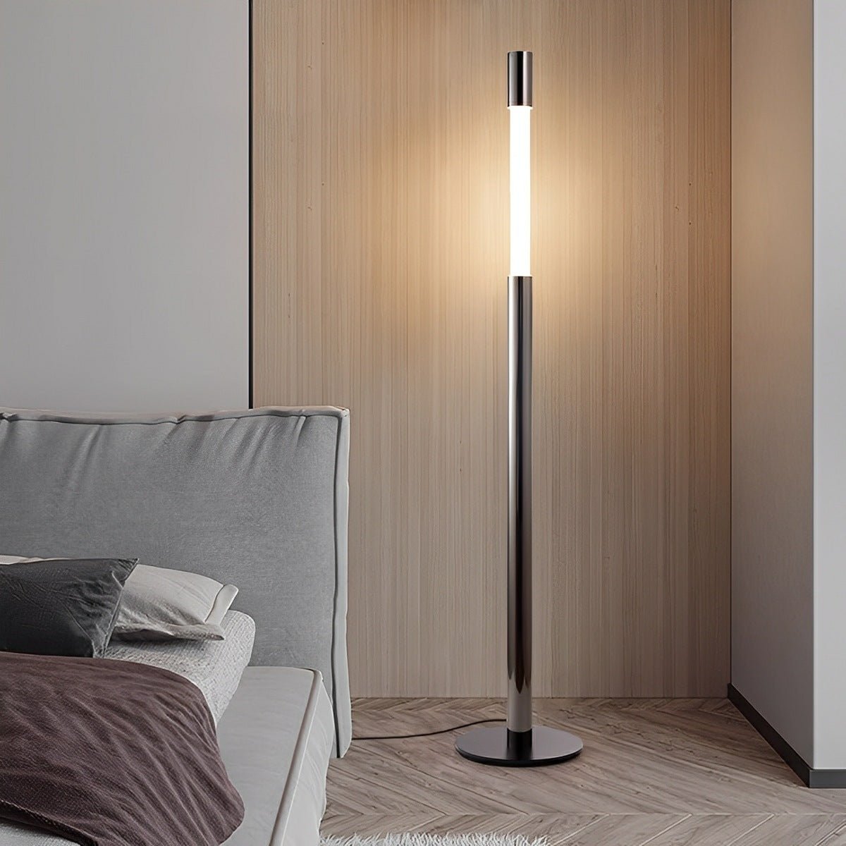 Modern Minimalist Cylinder Adjustable Lift LED Floor Lamp