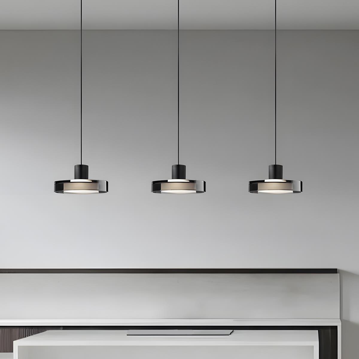 Modern Minimalist Glass Indoor Bar Pendant Lights
