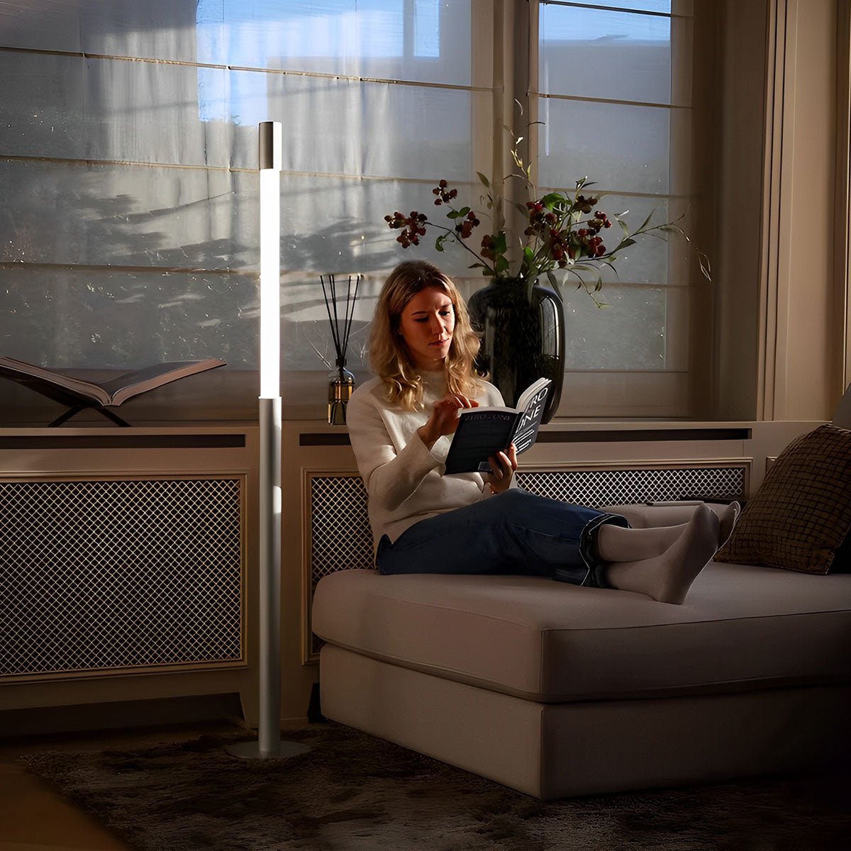 Modern Minimalist Liftable LED Floor Lamp