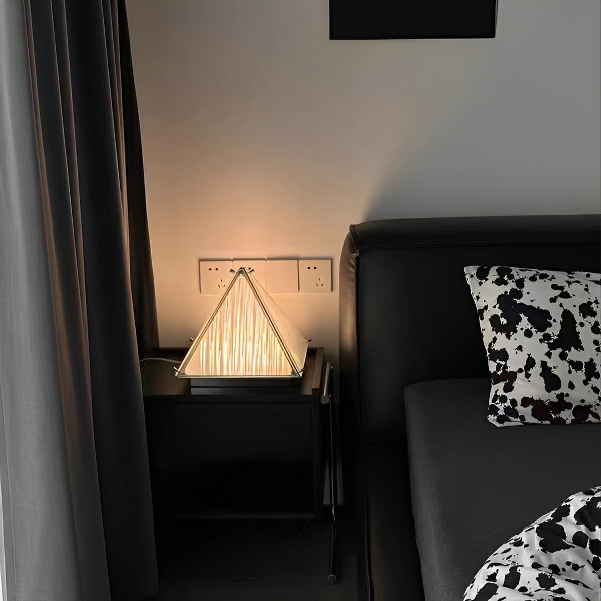 Modern Minimalist Pyramid Dimmable LED Table Lamp