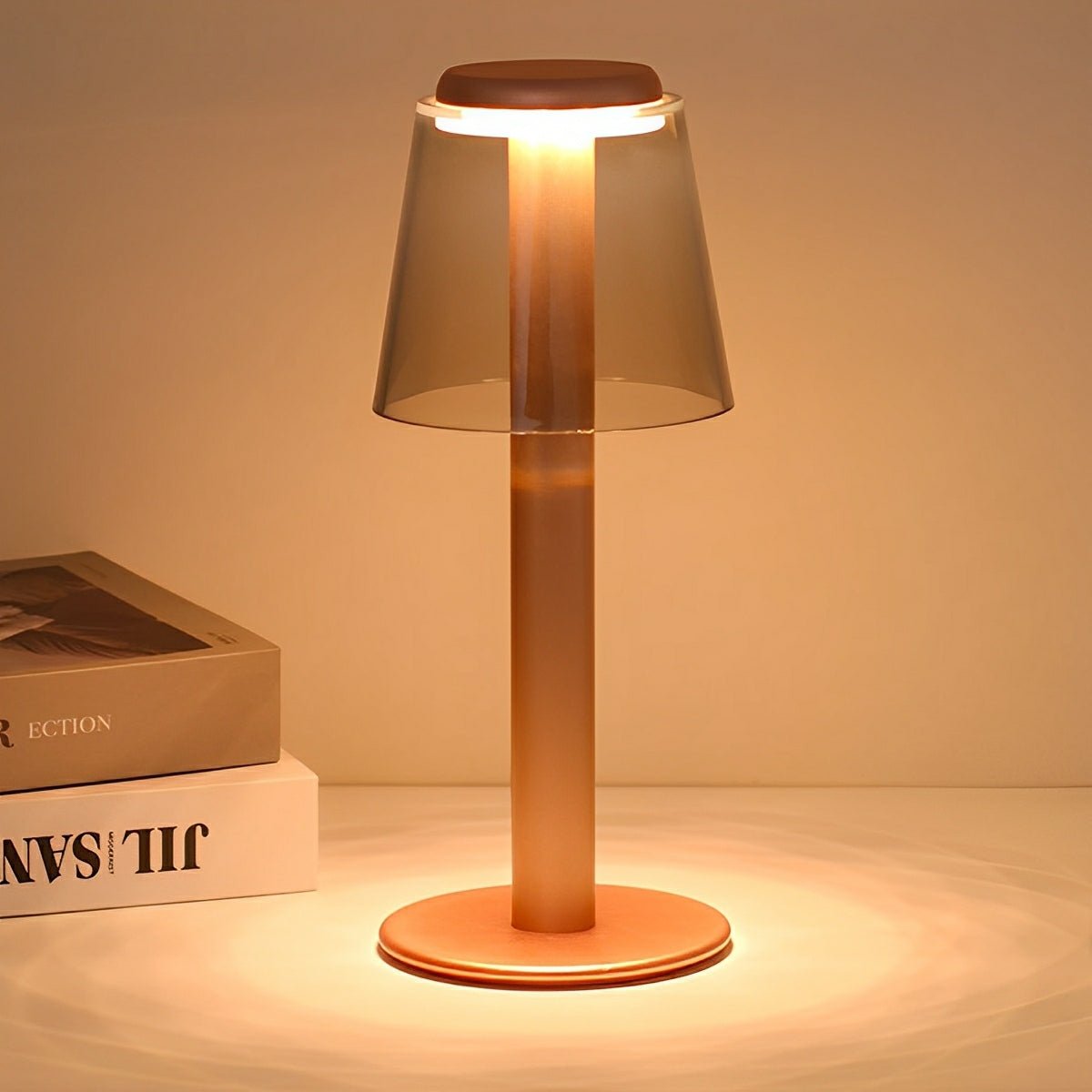 Modern Mushroom LED Dimming Touch Table Lamp