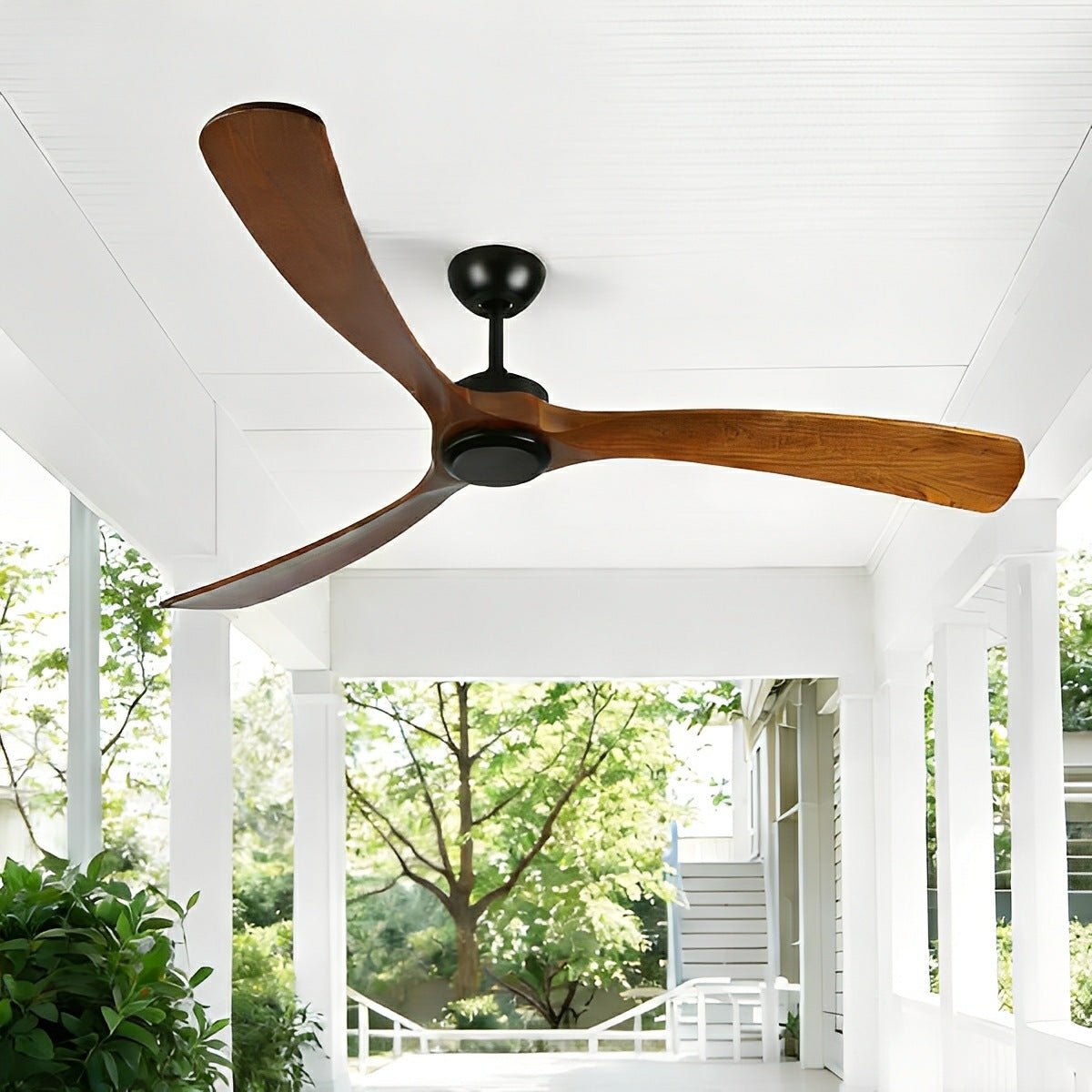 Outdoor Waterproof Wood Reverse Ceiling Fan