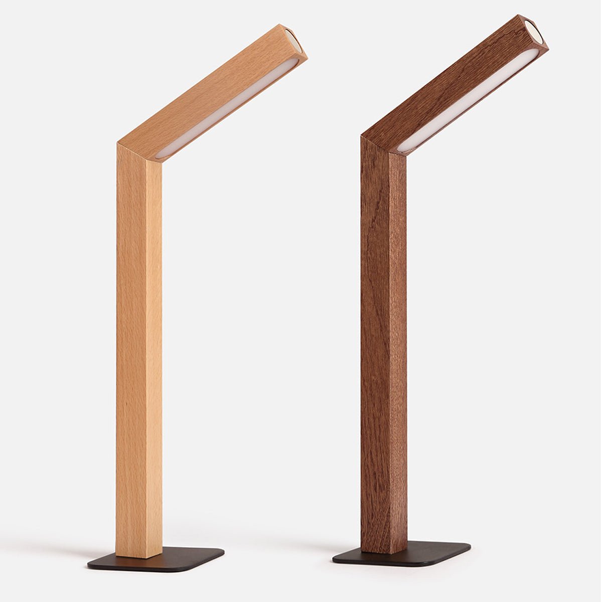 Portable Modern Minimalist LED Dimming Light Strip Wood Table Lamp