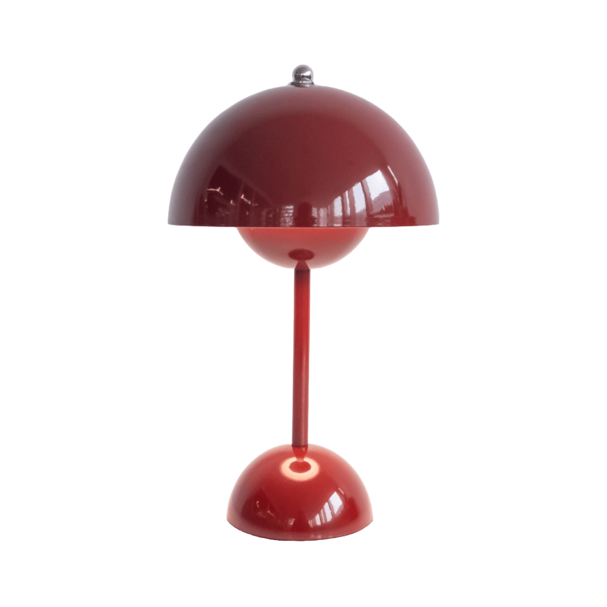 red dome lamp