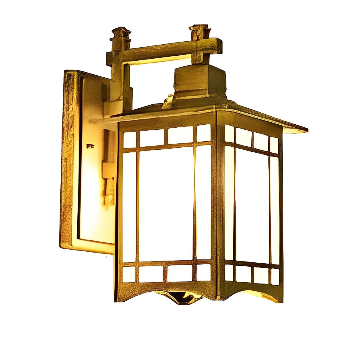 Retro Waterproof LED Vintage Solar Wall Lamp with Remote Wall Sconce Lighting