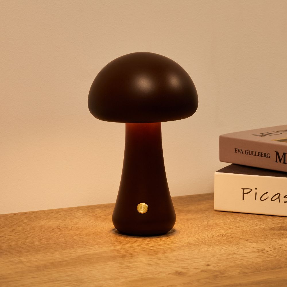 retro mushroom lamp