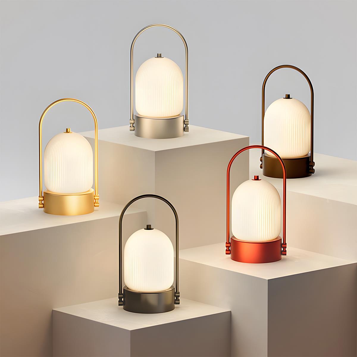 Touch Sensitive  LED Dimmable Table Lamp Rechargeable