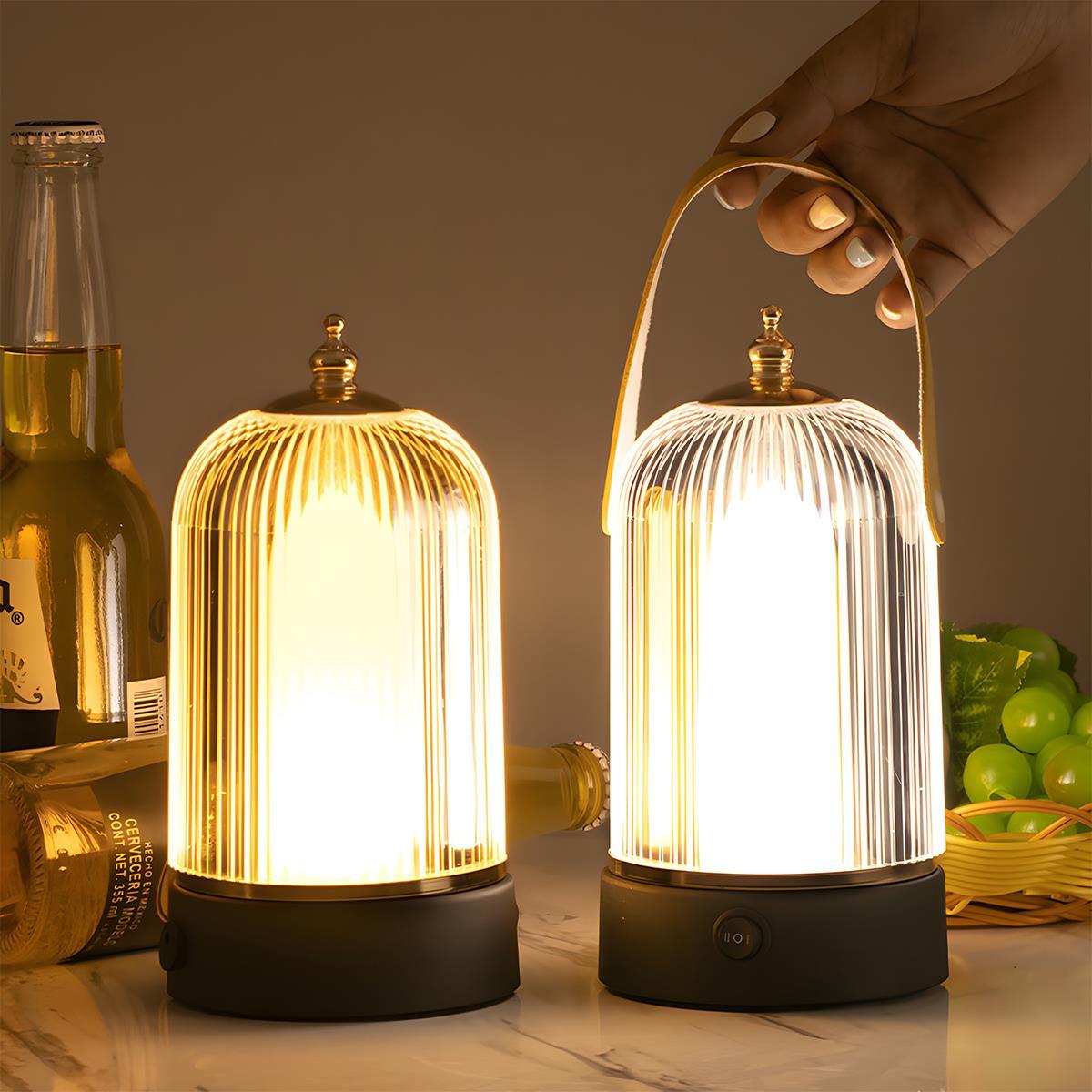 Vintage Dimmable Atmosphere Table Lamp Rechargeable