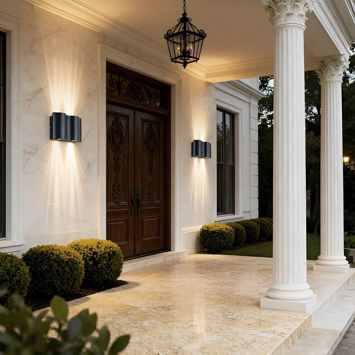 Waterproof Modern Water Wave Up and Down Wall Sconce Light