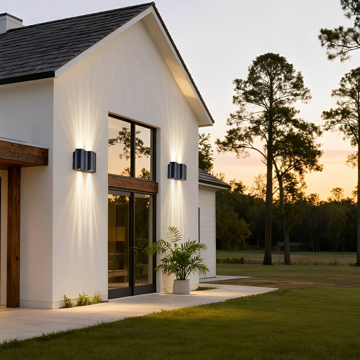 Waterproof Modern Water Wave Up and Down Wall Sconce Light